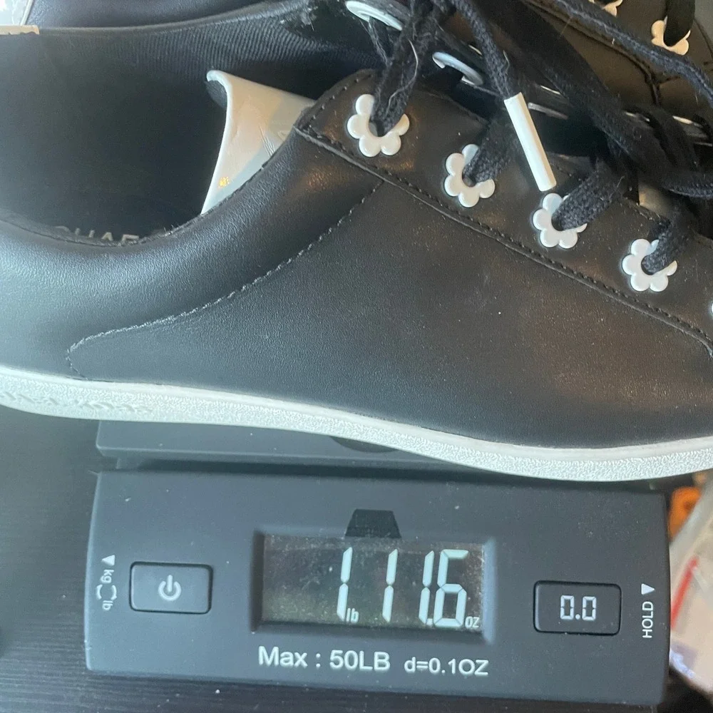 Michael Kors Womens Irving Daisy Floral Leather Sneakers Size 9 Streetwear